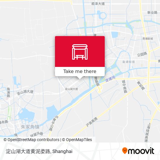 淀山湖大道黄泥娄路 map