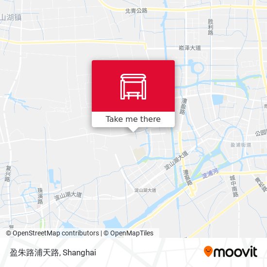 盈朱路浦天路 map
