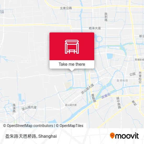 盈朱路天恩桥路 map
