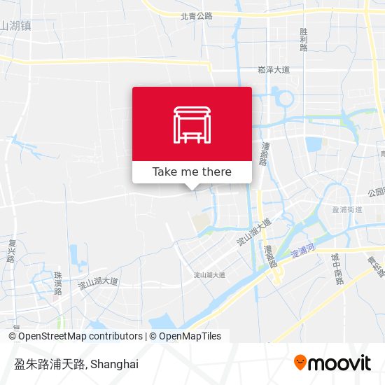 盈朱路浦天路 map