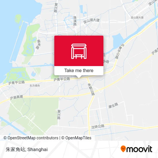 朱家角站 map