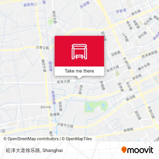 崧泽大道徐乐路 map