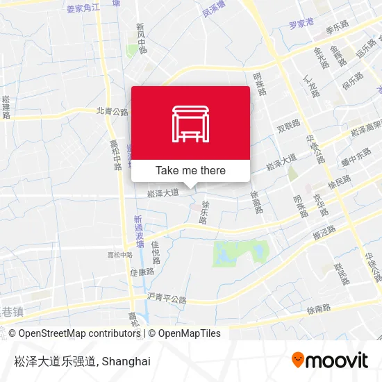 崧泽大道乐强道 map