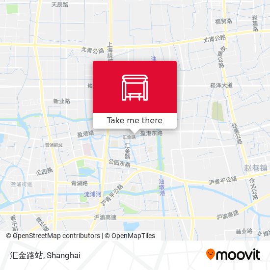 汇金路站 map