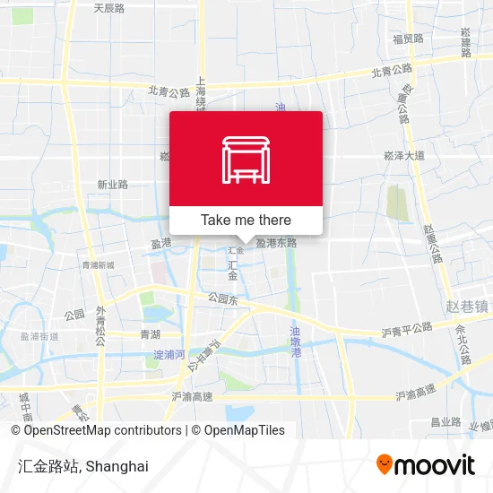 汇金路站 map