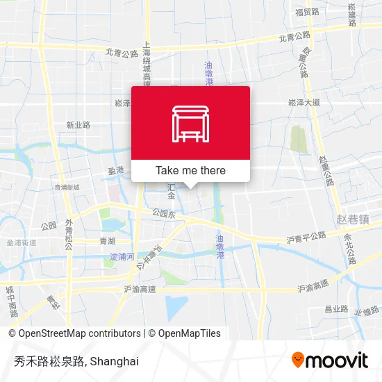 秀禾路崧泉路 map