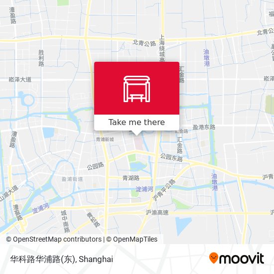 华科路华浦路(东) map