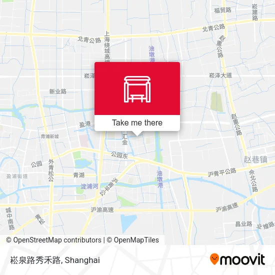 崧泉路秀禾路 map