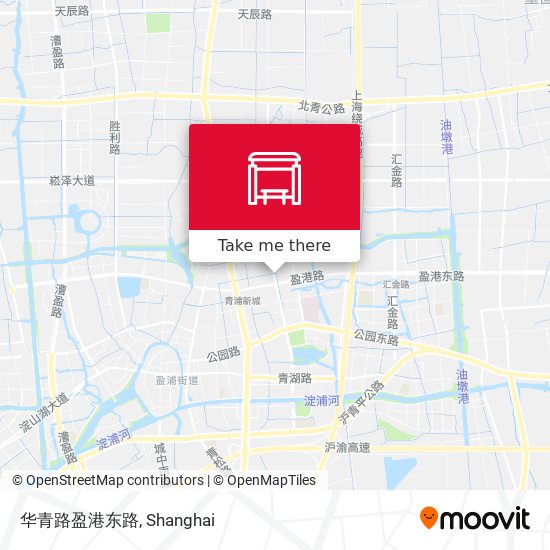 华青路盈港东路 map