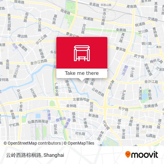 云岭西路棕榈路 map