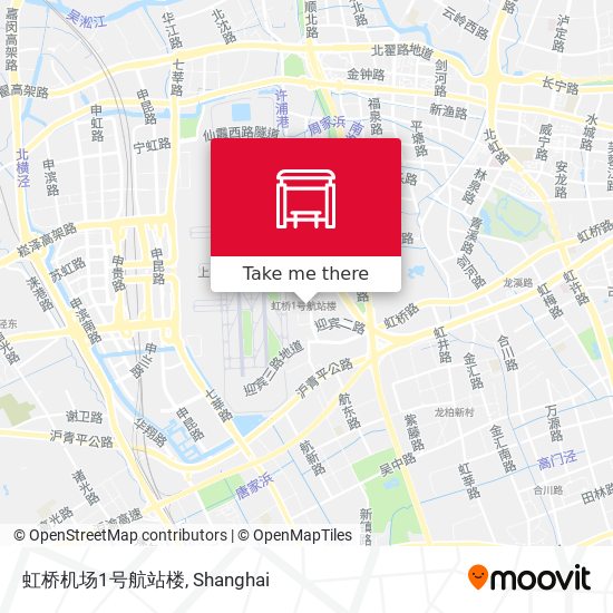 虹桥机场1号航站楼 map