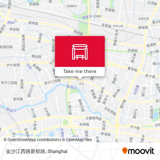 金沙江西路新郁路 map