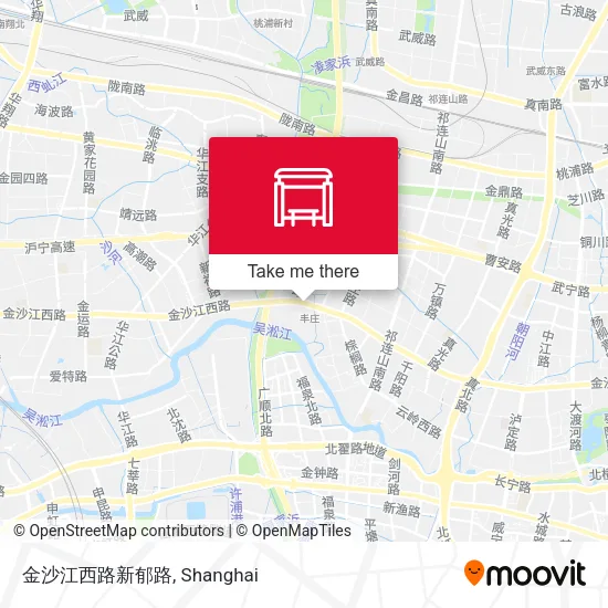 金沙江西路新郁路 map