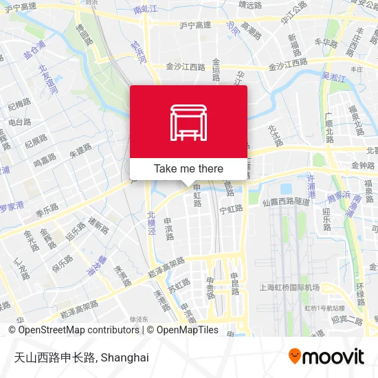 天山西路申长路 map