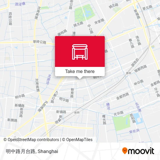 明中路月台路 map