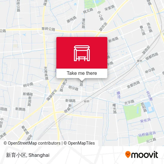 新育小区 map