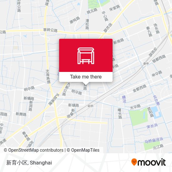 新育小区 map