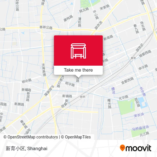 新育小区 map
