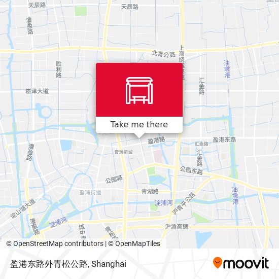 盈港东路外青松公路 map
