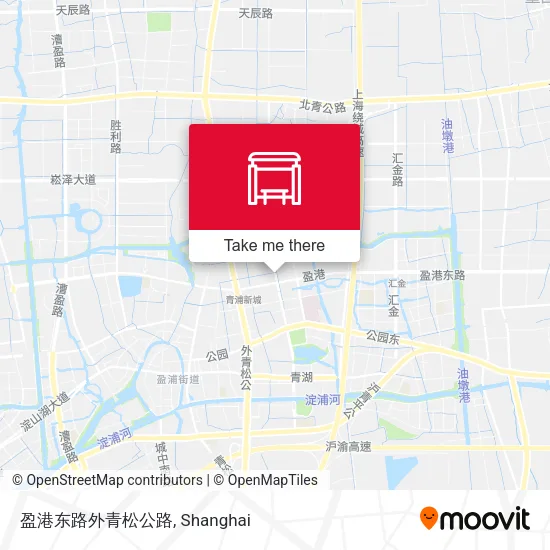 盈港东路外青松公路 map