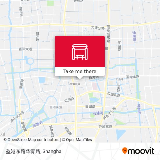 盈港东路华青路 map