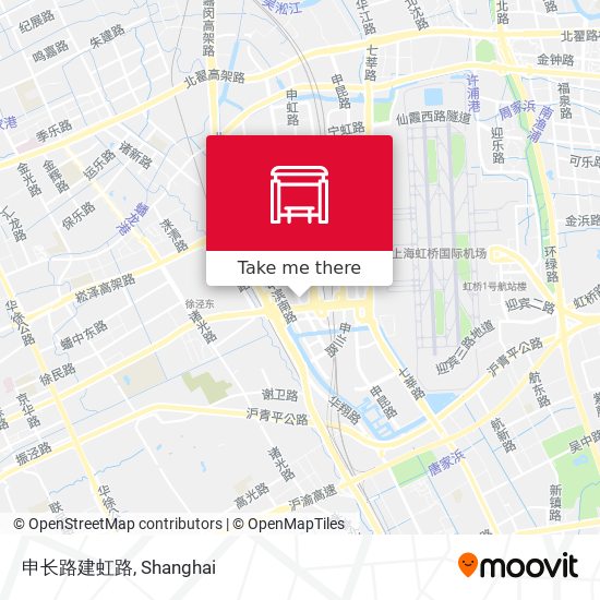 申长路建虹路 map