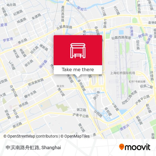 申滨南路舟虹路 map