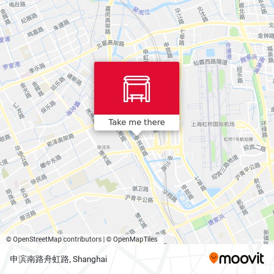 申滨南路舟虹路 map