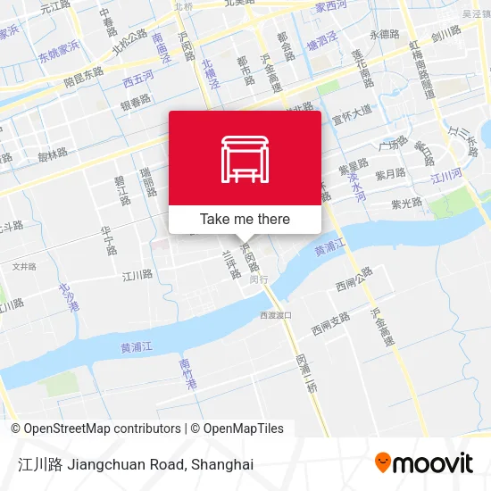 江川路 Jiangchuan Road map