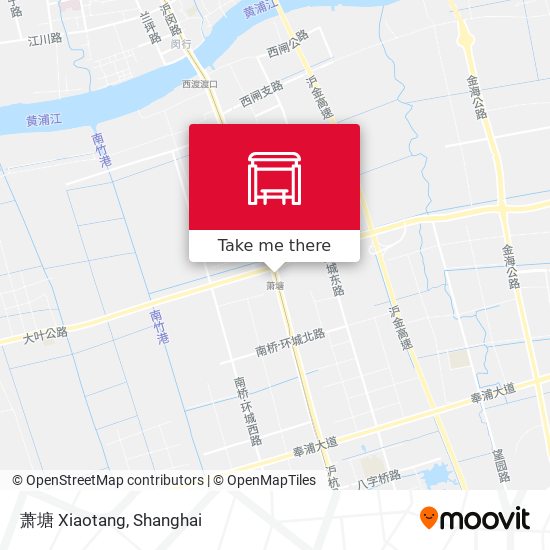 萧塘 Xiaotang map