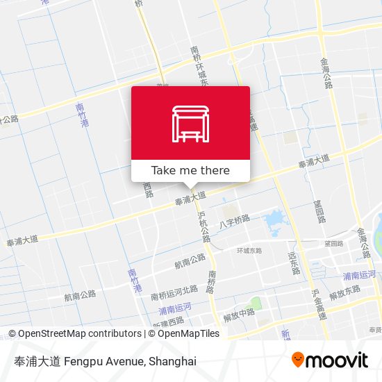 奉浦大道 Fengpu Avenue map