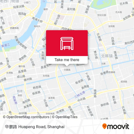 华鹏路 Huapeng Road map