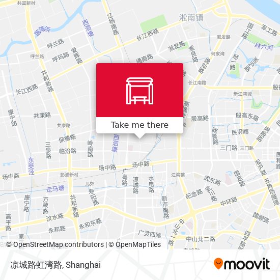 凉城路虹湾路 map