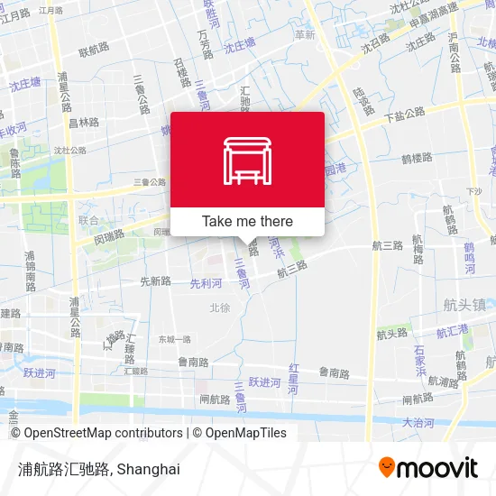 浦航路汇驰路 map