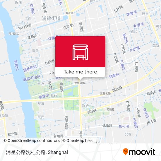 浦星公路沈杜公路 map