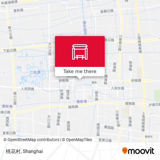 桃花村 map