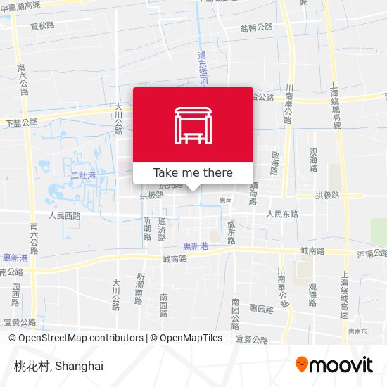 桃花村 map