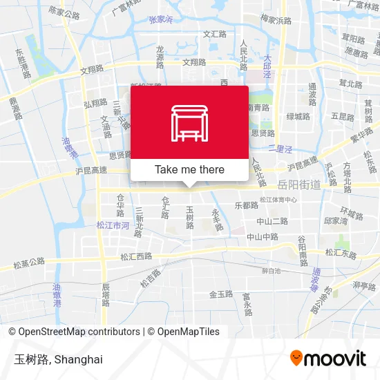 玉树路 map