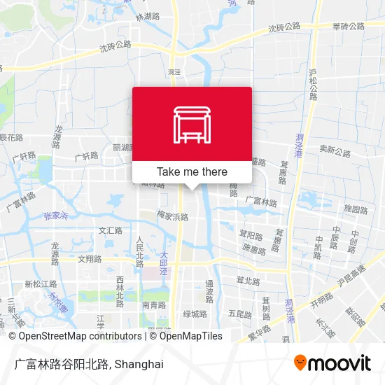 广富林路谷阳北路 map