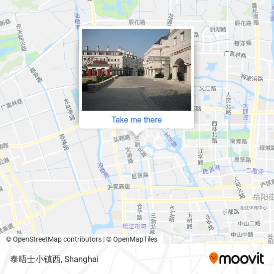 泰晤士小镇西 map
