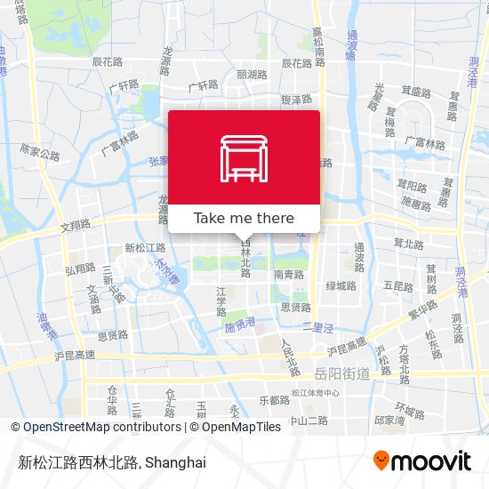 新松江路西林北路 map