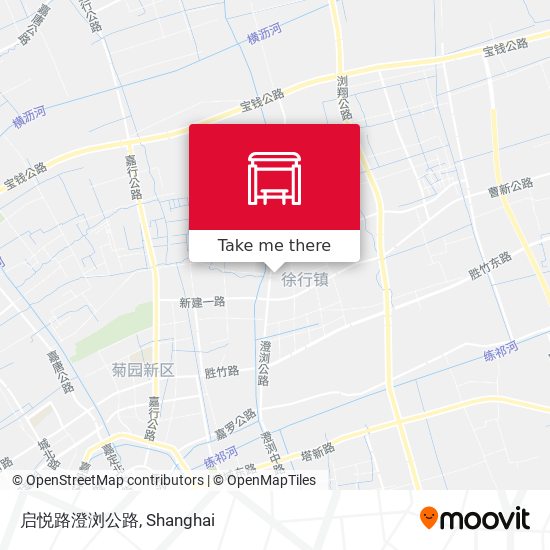 启悦路澄浏公路 map