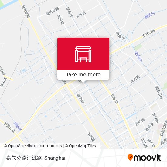 嘉朱公路汇源路 map