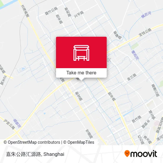 嘉朱公路汇源路 map