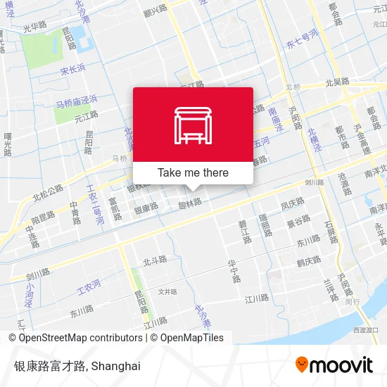 银康路富才路 map