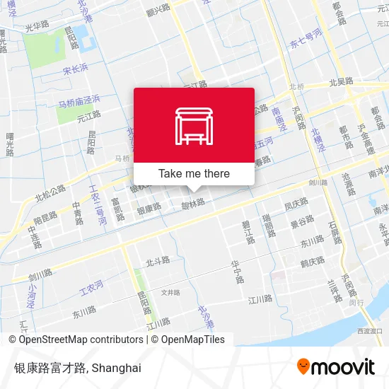 银康路富才路 map