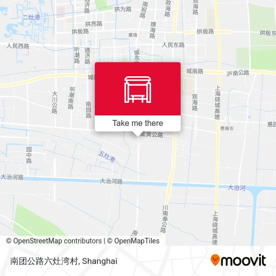 南团公路六灶湾村 map