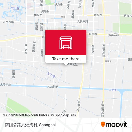 南团公路六灶湾村 map