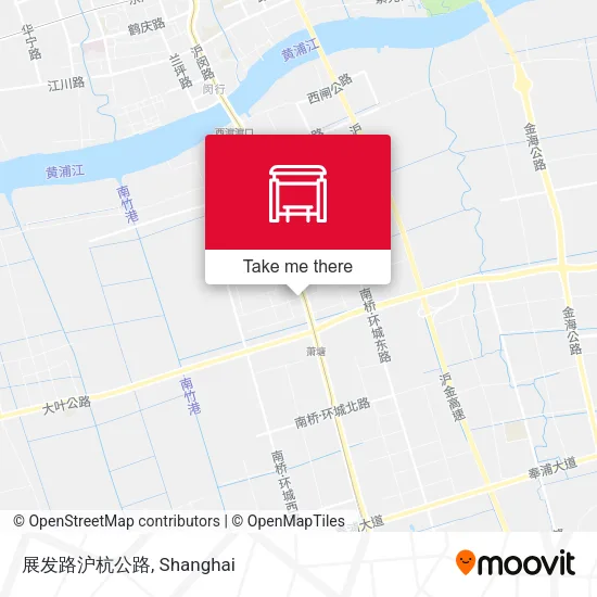 展发路沪杭公路 map