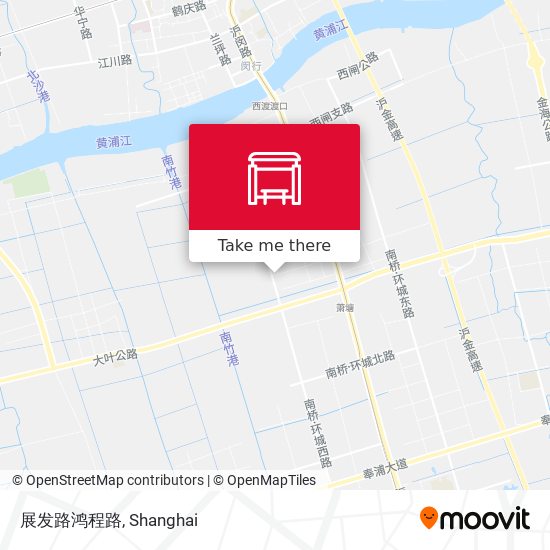 展发路鸿程路 map